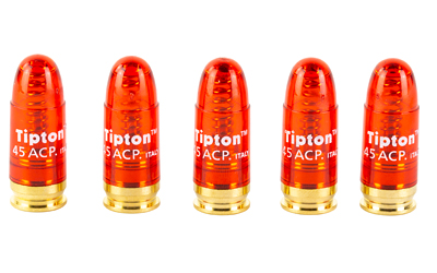 [18219] TIPTON 146331 SNAP CAPS PISTOL 45ACP BRASS/PLASTIC 5PK