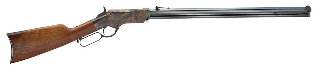 [PROD26-00152] HENRY H011IF ORIGINAL IRON FRAME FULL SIZE 44-40 WIN 13+1 24.50" BLUED OCTAGON BARREL, COLOR CASE HARDENED STEEL RECEIVER, FANCY AMERICAN WALNUT WOOD STOCK RIGHT HAND