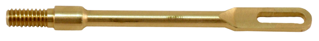 [18124] PRO-SHOT PHB PATCH HOLDER  .22 -.45 CAL RIFLE/PISTOL FIREARM #8-32" THREAD BRASS SLOTTED 1.75" LONG