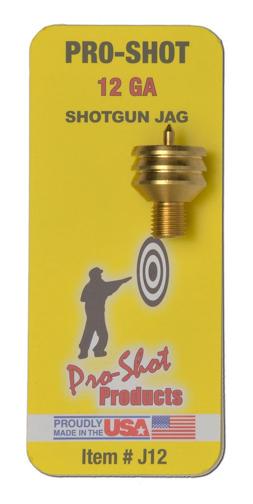 [18121] PRO-SHOT J12 JAG  12 GAUGE SHOTGUN #5/16-27 THREAD SPEAR TIP BRASS
