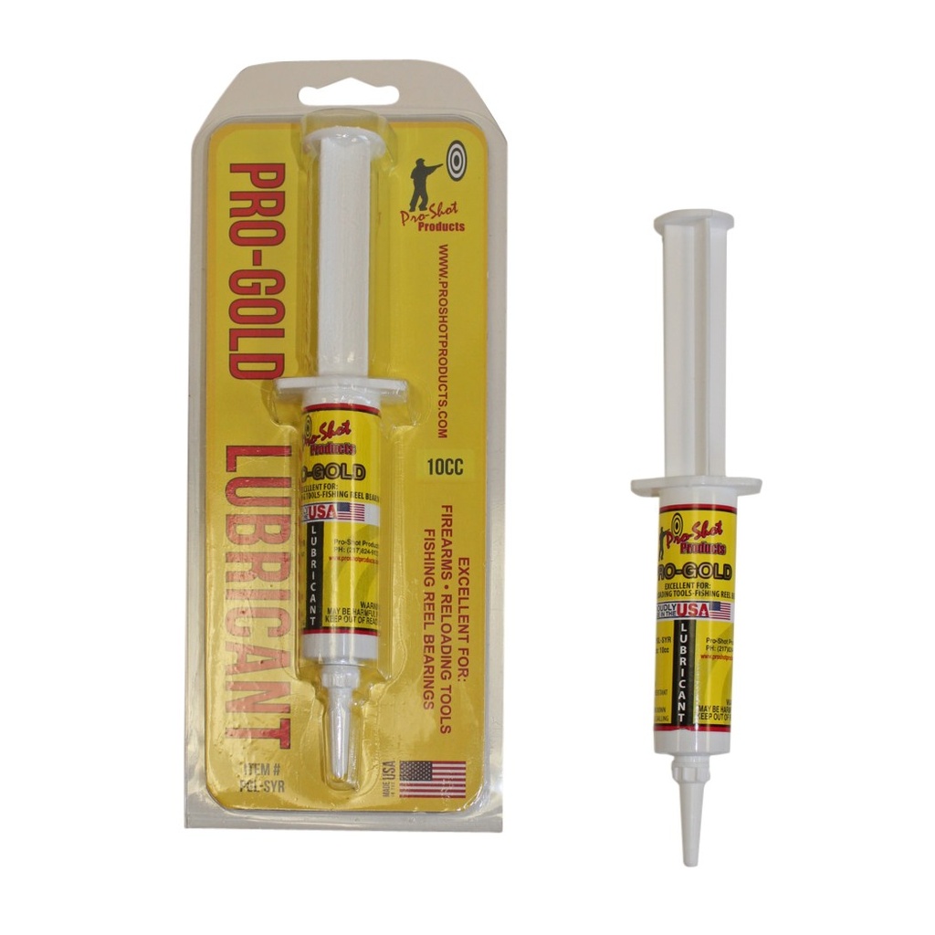 [18114] Pro-Shot Pglsyr Pro-Gold Lubricant 10 CC Needle Oiler