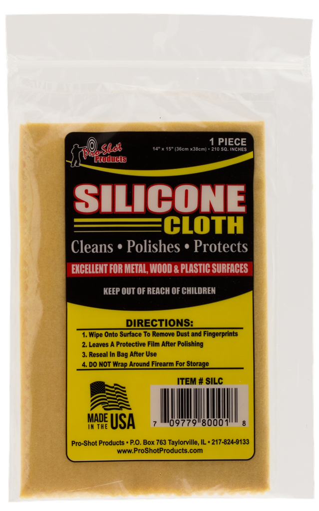 PRO-SHOT SILC SILICONE CLEANING CLOTH  COTTON 14"X15"