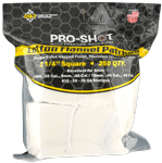 [18101] PRO-SHOT PRODUCTS PRO SHOT CLEANING PATCH COTTON FLANNEL .38-.45 2 1/4" 250CT