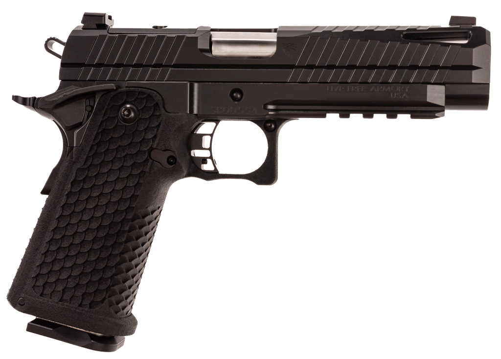 Live Free Armory Apollo 11 Full Size, 9mm, 5" Barrel, 17-Round, Black, Optic Ready