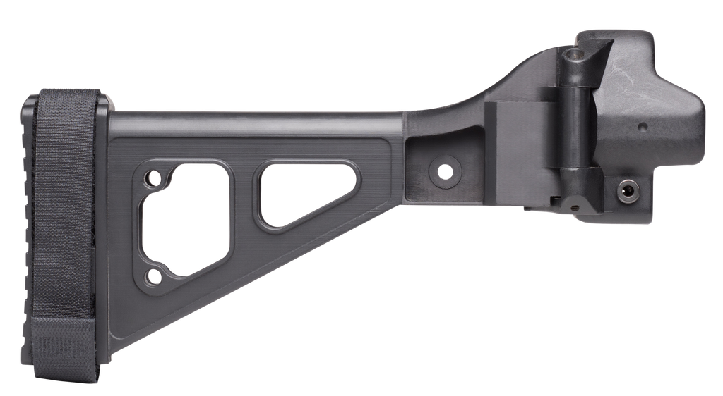 SBT SIDE FOLDING BRACE BLK POLY HOUSING