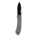 KA-BAR 4062FG Dozier Hunter 3" Folding Drop Point Plain Japanese AUS-8A Stainless Blade Zytel Foliage Green Handle