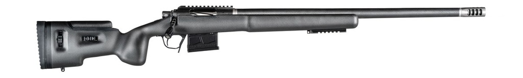 [PROD26-00187] CHRISTENSEN ARMS 8010500400 TFM LONG RANGE FULL SIZE 6MM CREEDMOOR 4+1, 24" CARBON FIBER TARGET PROFILE BARREL, BLACK NITRIDE ALUMINUM RECEIVER, NATURAL CARBON FIBER FIXED LONG RANGE STOCK