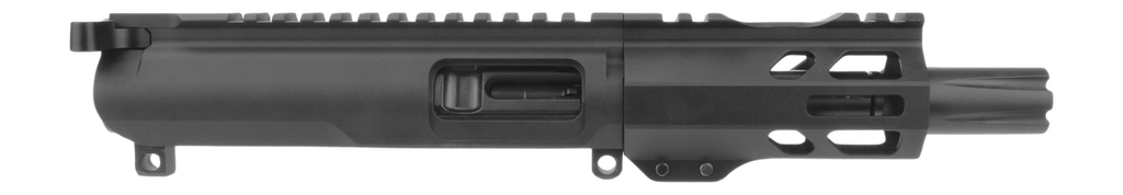 [17876] TACFIRE BU9MM4 PISTOL UPPER ASSEMBLY  9MM LUGER 4" BLACK NITRIDE BARREL 7075-T6 ALUMINUM BLACK ANODIZED RECEIVER M-LOK HANDGUARD FOR AR-PLATFORM