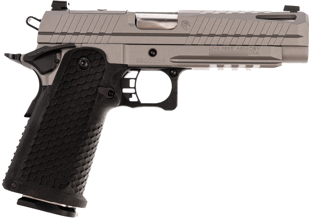 [17817] LIVE FREE ARMORY LFA APOLLO 11 FULL SIZE 9MM 5 17RD GRY OR