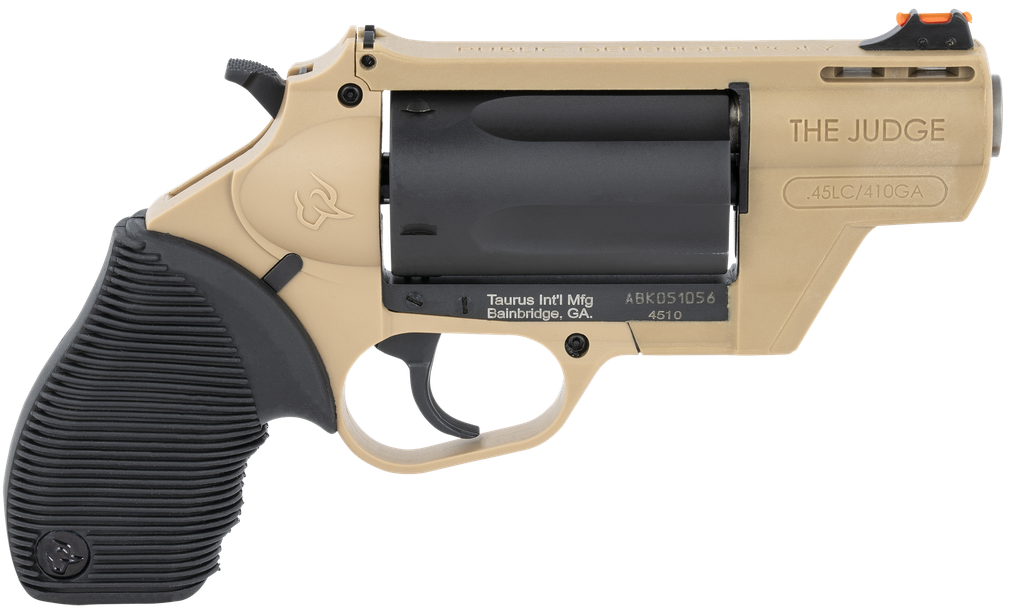 [17790] TAURUS PUB DEF POLY 410/45 FDE/BLK 2"