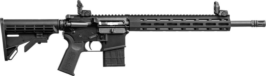 [17782] TIPPMANN ARMS A101256 M4 MAGNUM ELITE MSR 22 WMR 15+1 16" BLACK PARKERIZED THREADED BARREL, MATTE BLACK RECEIVER W/PICATINNY RAIL ALUMINUM RECEIVER, M-LOK HANDGUARD, BLACK ADJ CAR15 POLYMER STOCK, BLA