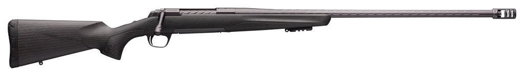[PROD26-00200] BROWNING 035543299 X-BOLT PRO LONG RANGE 6.8 WESTERN 3+1 26" SKIP FLUTED HEAVY BARREL, RECOIL HAWG MUZZLE BRAKE, SPIRAL FLUTED BOLT, CARBON GRAY ELITE CERAKOTE, NATURAL CARBON FIBER STOCK
