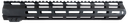 AIMSPOR AIM SPORTS MTM13L308 AR HANDGUARD  13.50" LOW M-LOK STYLE MADE OF  6061-T6 ALUMINUM WITH BLACK ANODIZED FINISH FOR 308 CAL AR-10
