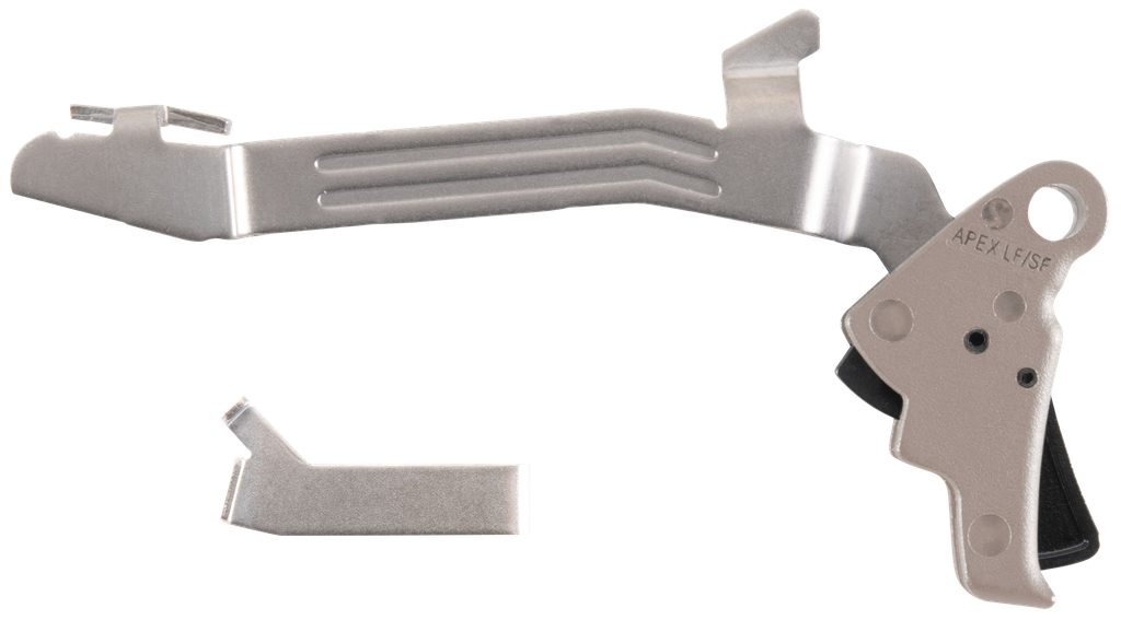 APEX TACTICAL 102P117FDE ACTION ENHANCEMENT  SLIM FLAT DARK EARTH DROP-IN, COMPATIBLE W/GLOCK 43/43X/48