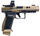 CENTURY ARMS TTI COMBAT 9MM BRZ 21+1 OPTIC