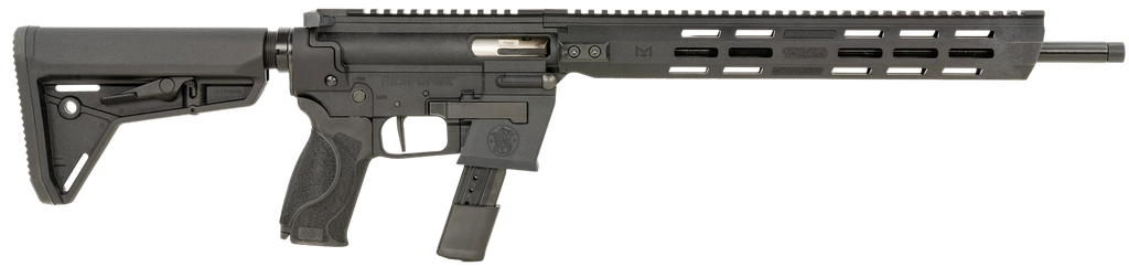 [17206] SMITH & WESSON 13797 RESPONSE  9MM LUGER 23+1 (2) 16.50" THREADED STEEL BARREL, M-LOK HANDGUARD, INTERCHANGEABLE BACKSTRAP GRIP, FLAT FACE TRIGGER, INTERCHANGEABLE FLEXMAG MAG WELL ADAPTER (2)