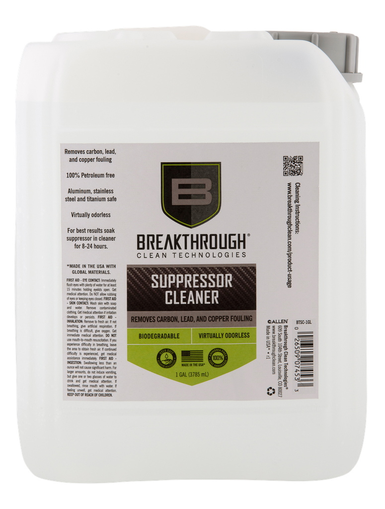 [16645] BREAKTHROUGH CLEAN BTSC1GL SUPPRESSOR CLEANER 1 GALLON
