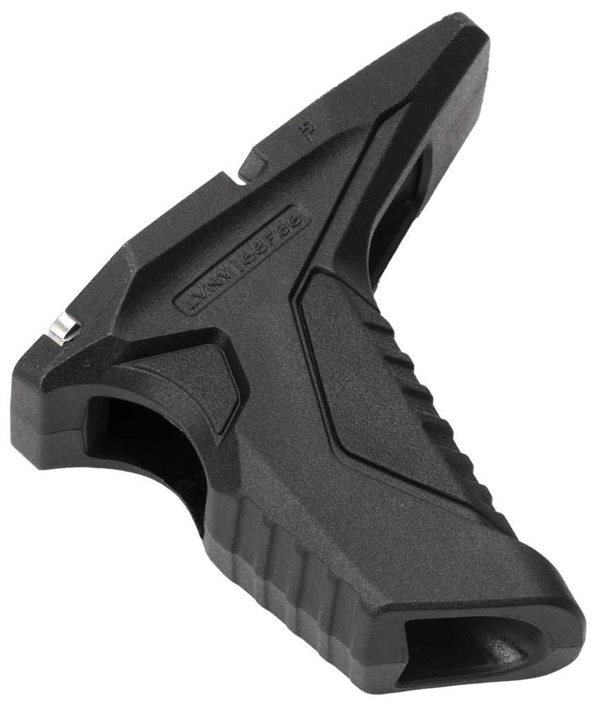 [16587] STRIKE INDUSTRIES ARHSFGBK ANGLED HANDSTOP  BLACK POLYMER