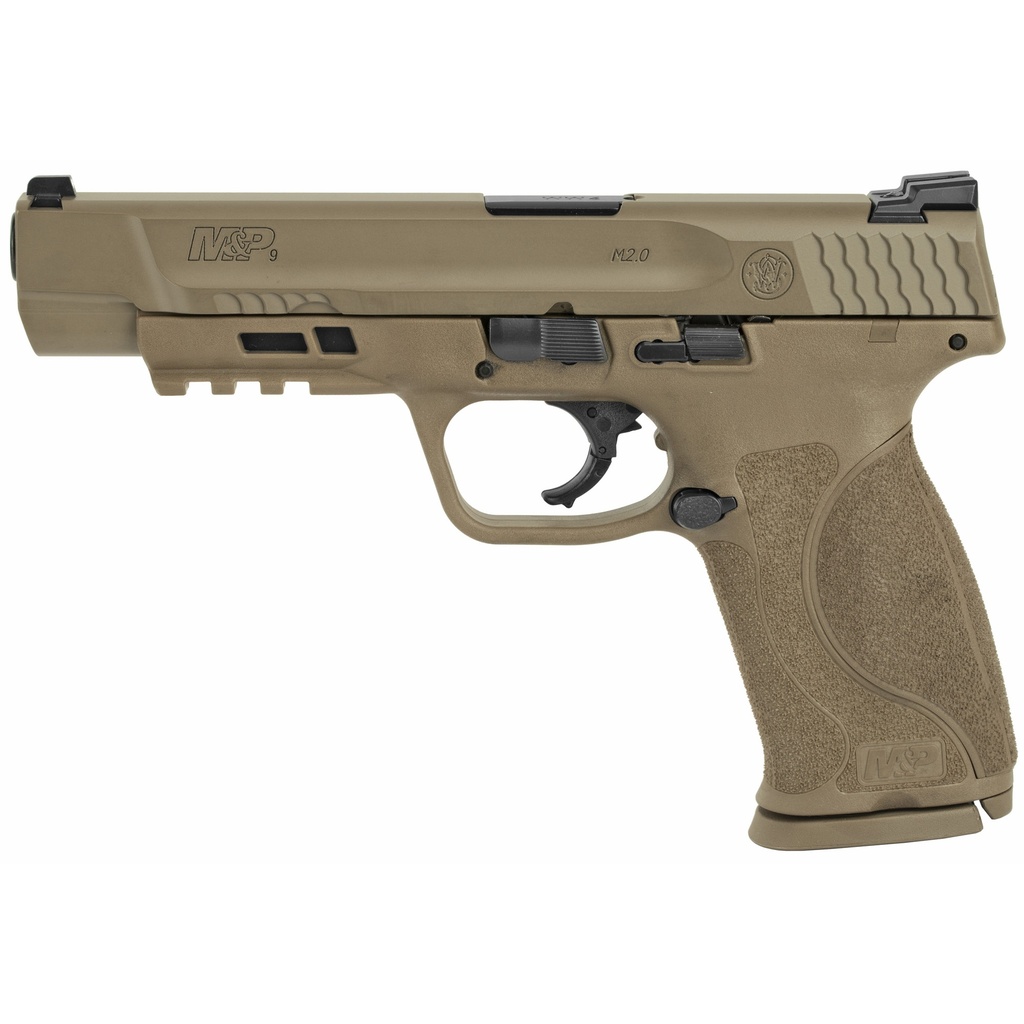 Smith & Wesson M&P9 M2.0, 9mm, 5" Barrel, 17+1, FDE