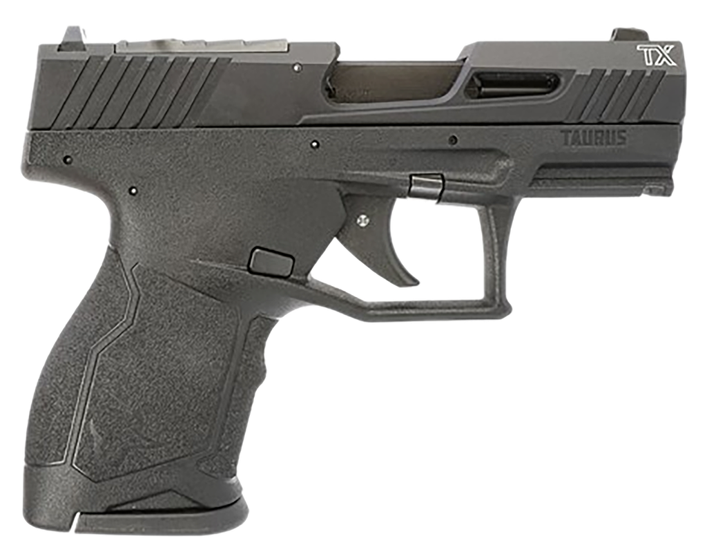 [16327] TAURUS 1TX22231 TX22C  COMPACT 22 LR 13+1 3.60" MATTE BLACK STEEL BARREL, BLACK HARD COAT ANODIZED SERRATED ALUMINUM SLIDE, BLACK POLYMER FRAME W/PICATINNY RAIL BLACK POLYMER GRIPS