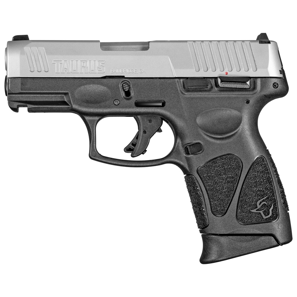 Taurus G3C, 9mm, 3.26" Barrel, 2 x 12-Round Mags, Stainless/Black