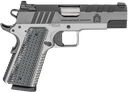 SPRINGFIELD ARMORY PX9218L 1911 EMISSARY 45 ACP 8+1 4.25" BULL BARREL, STAINLESS STEEL FRAME W/BEAVERTAIL , TRI-TOP CUT BLUED CARBON STEEL SLIDE, BLACK VZ THIN-LINE G10 GRIP