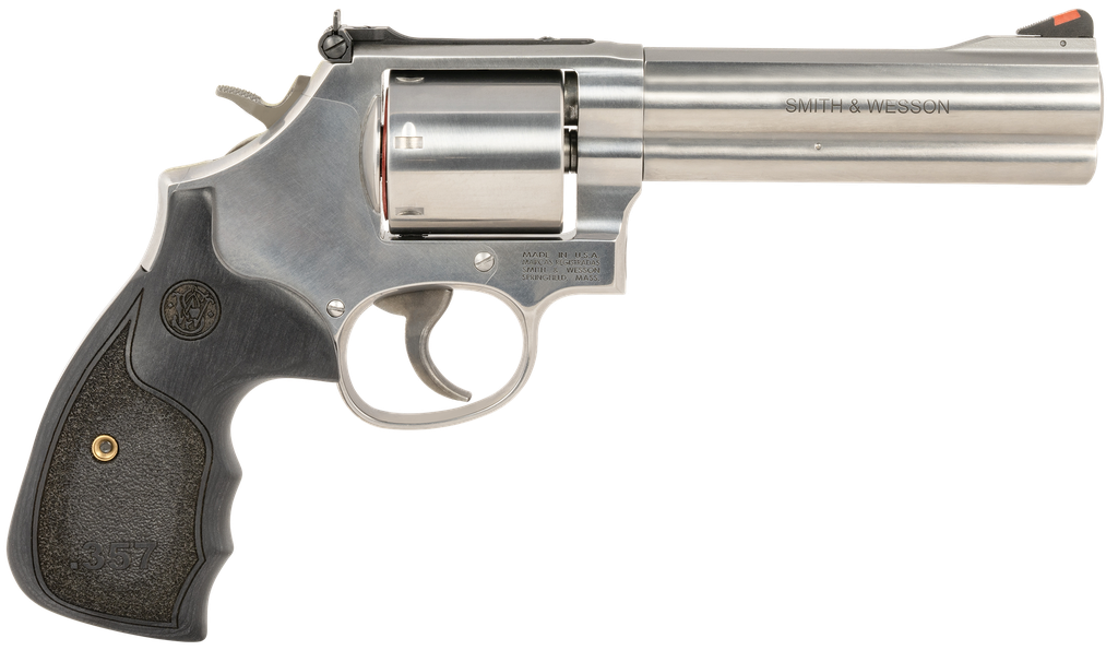 [15896] SMITH AND WESSON 357MAG SER 357M/38S 5" SS/LAM