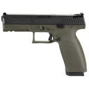 CZ P-10 F, 9mm, 19+1, Black/OD Green, Front Serrations