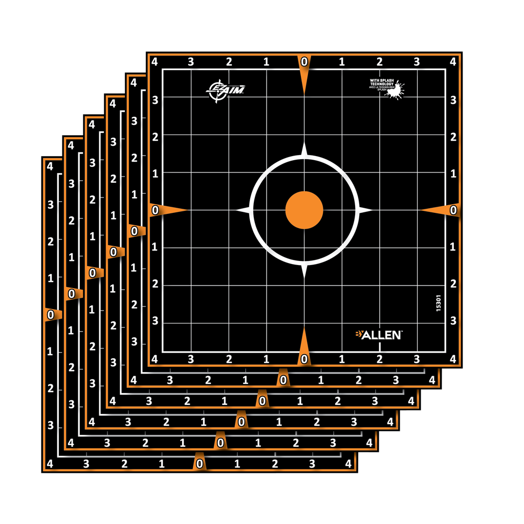 [15222] Allen EZ Aim Adhesive Splash 8 Sightin Grid 6