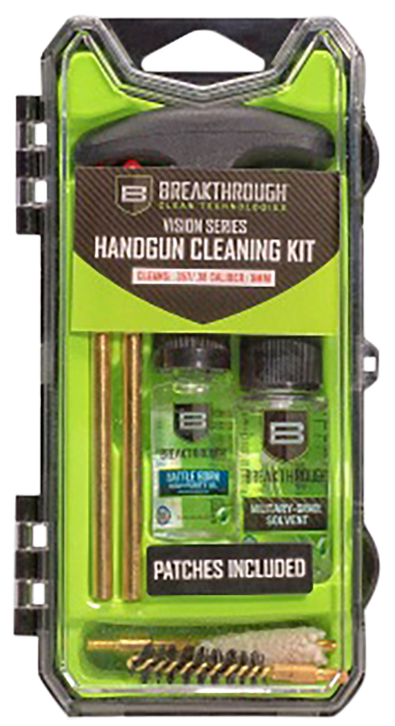 [15217] BREAKTHROUGH CLEAN BTECC VISION SERIES CLEANING KIT .357,.38 CAL,9MM PISTOL