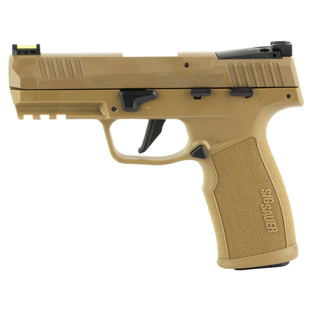 [15176] Sig Sauer P322 Tac Pac, 22 LR, 4" Barrel, 20-Round, Coyote