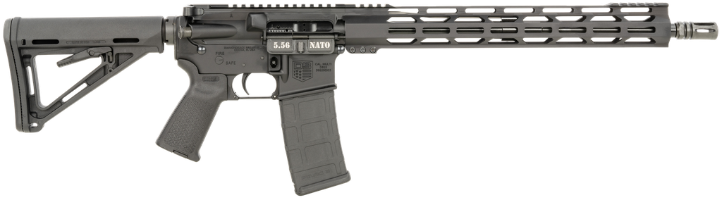 [15124] DIAMONDBACK FIREARMS DB15 5.56 BLK 16" M-LOK 15"