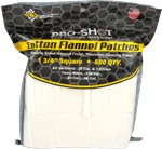 [15203] PRO-SHOT PRODUCTS PRO SHOT CLEANING PATCH COTTON FLANNEL .30-.38 1 3/4" 500CT