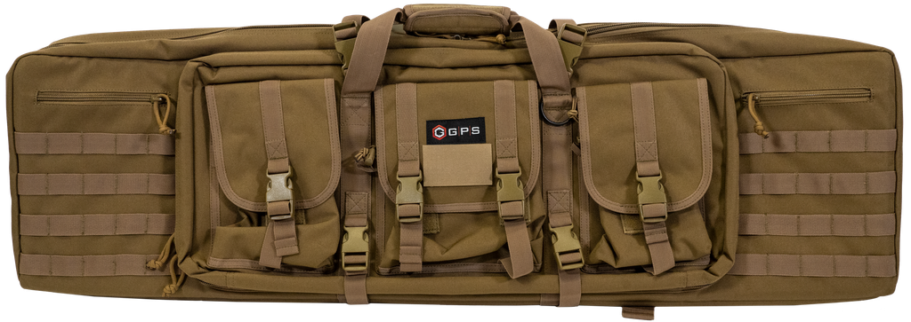 [15111] GPS Bags Double Rifle Case, 42", Flat Dark Earth