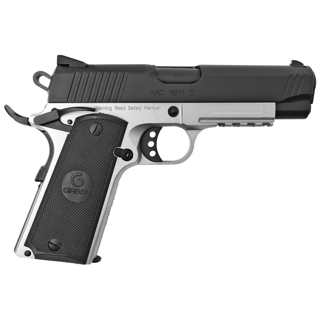 Girsan MC1911C Commander, 9mm, Two-Tone, Adjustable Sights