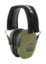 WALKER'S GWPRSMPASODG RAZOR SLIM PASSIVE MUFF 27 DB OVER THE HEAD OD GREEN/BLACK POLYMER