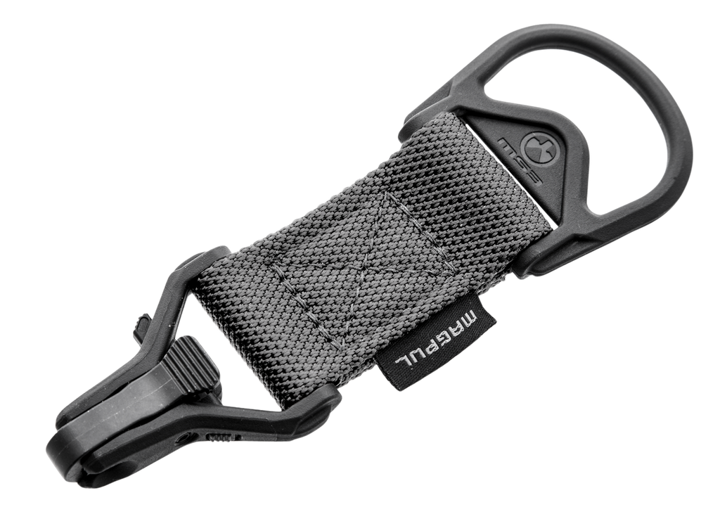[14672] MAGPUL MAG516-GRY MS1/MS3 SLING ADAPTER MADE OF STEEL WITH STEALTH GRAY MELONITE FINISH, POLYMER HARDWARE, NYLON 1.25" WEBBING & TWO TO ONE-POINT DESIGN FOR AR-15, M4 & M16