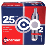 Crosman CO2 Powerlets, 12 Gram, 25-Pack