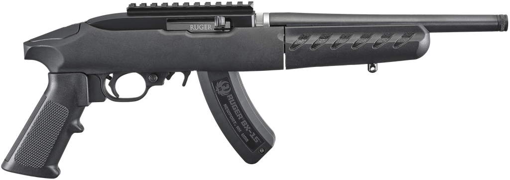 [14421] RUGER RUG 22 CHARGER 22LR 10 TAKEDOWN BLK POLY A2 15R