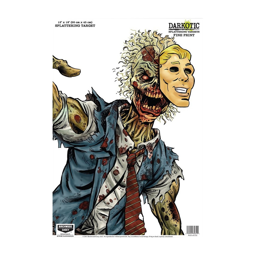 Birchwood Casey Darkotic Zombie Targets, 12" x 18" (8-Pack)