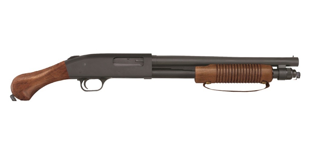 [13577] Mossberg 590 Nightstick, 12 Gauge, 14" Barrel, 3" Chamber, Blued/Wood