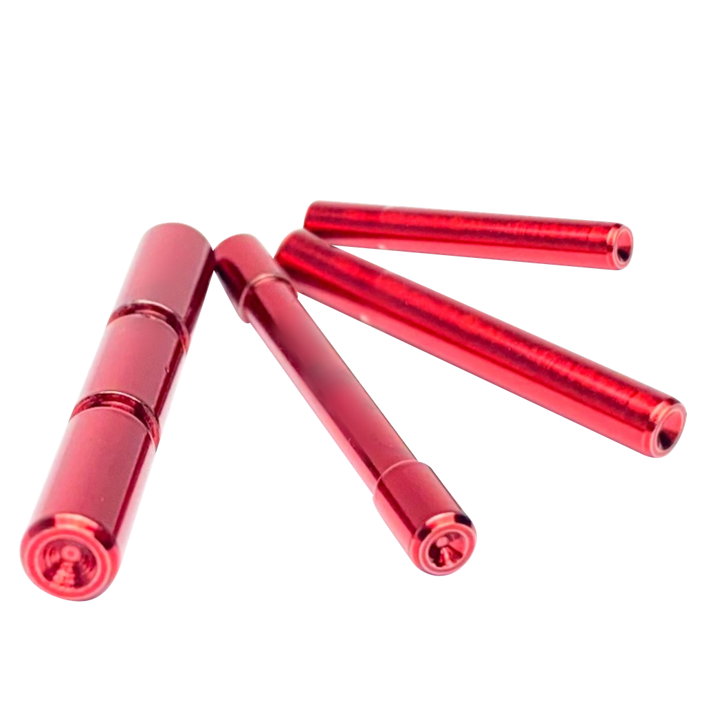[13468] CROSS ARMORY CRG4PSRD 4 PIN SET DIMPLED EXTENDED COMPATIBLE W/GLOCK GEN4 RED 4140 STEEL