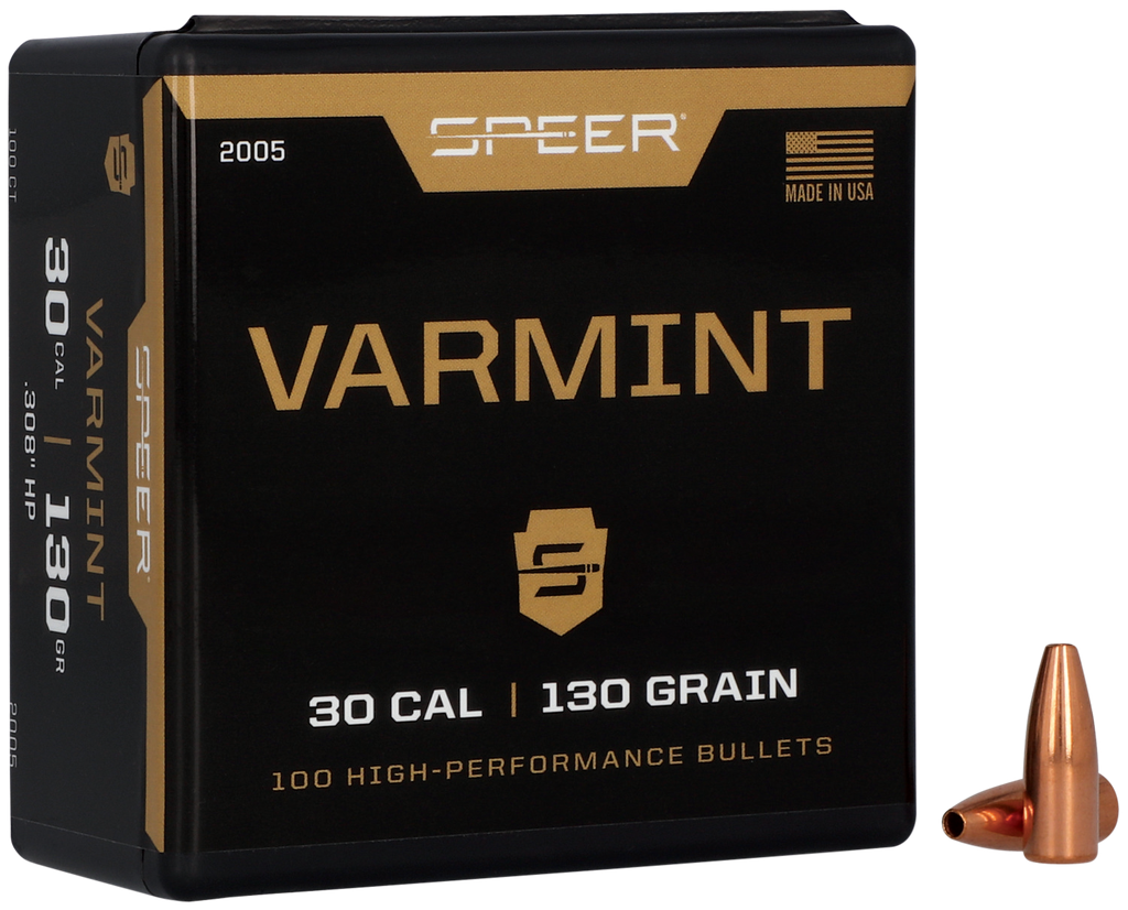 [12956] SPEER 2005 VARMINT  30CAL 130GR JACKETED HOLLOW POINT 100 PER BOX/5 CASE