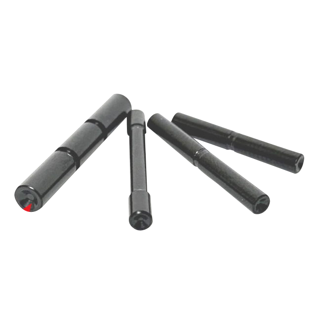 [12917] CROSS ARMORY CRG4PSBK 4 PIN SET DIMPLED COMPATIBLE W/GLOCK GEN4 4140 STEEL PISTOL