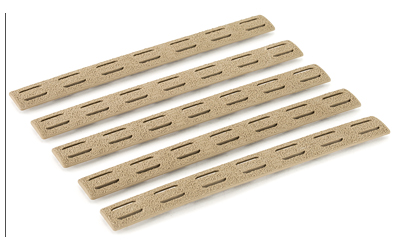 BRAVO COMPANY MFG. BCM KMRRPFDE5 KEYMOD RAIL PANEL KIT  AR-15 FLAT DARK EARTH POLYMER 5 PACK