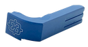 CROSS ARMORY CRGMCBL MAG CATCH  EXTENDED COMPATIBLE W/GLOCK GEN1-3/P80 BLUE ANODIZED ALUMINUM