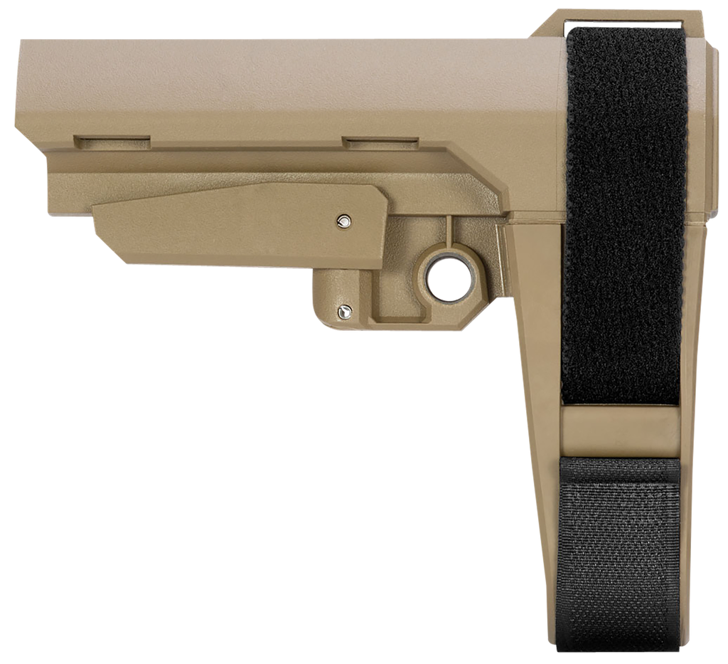 [12779] SB TACTICAL SBA3X02SB SBA3 X FLAT DARK EARTH ADJUSTABLE SYNTHETIC AR-PLATFORM