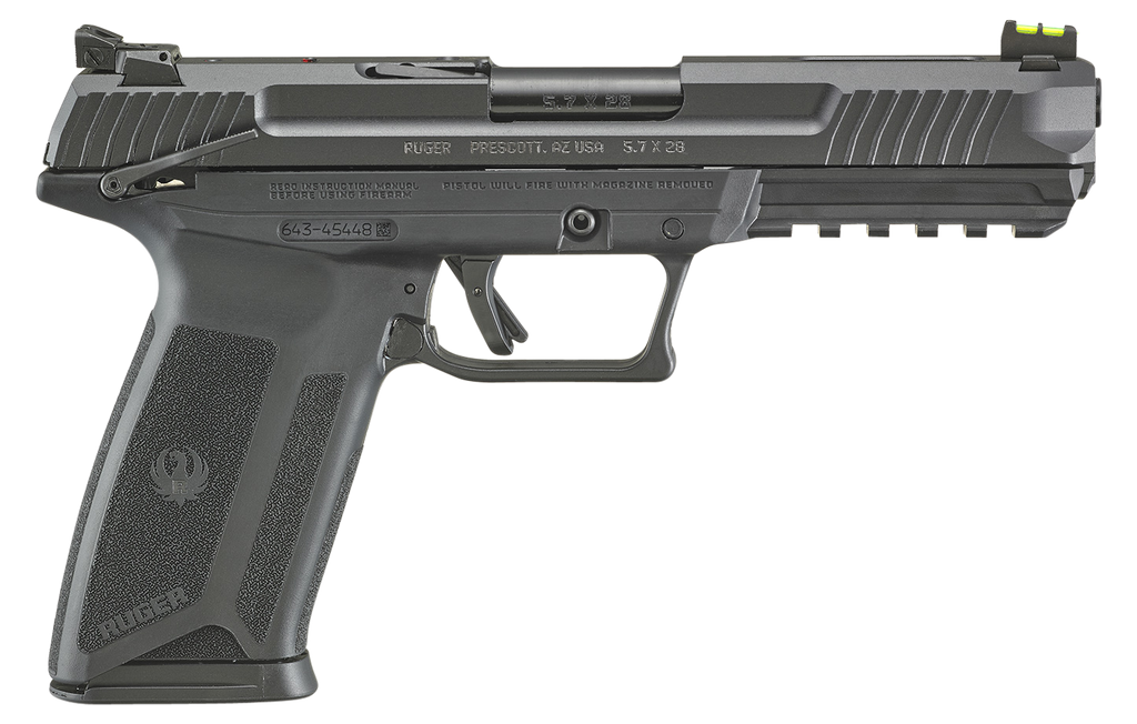 [12653] RUGER-57 5.7X28 BLK 5" 20+1 AS
