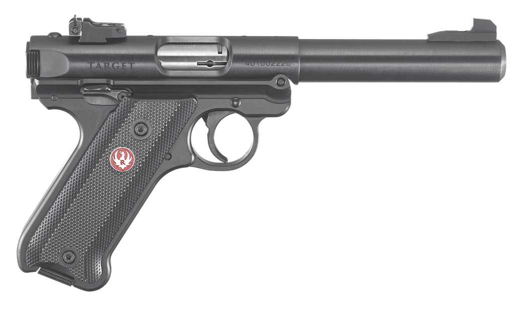[12263] RUGER MKIV TRGT 22LR 5.5" BL/SY 10+1