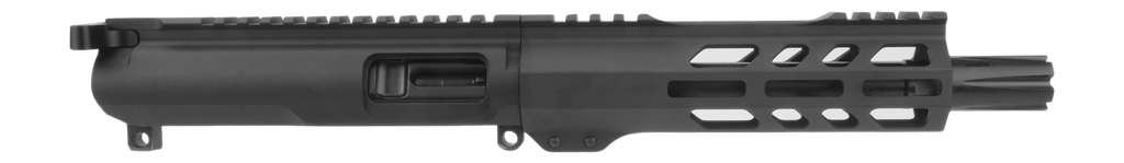 TACFIRE BU9MM7 PISTOL UPPER ASSEMBLY  9MM LUGER CALIBER WITH 7" BLACK NITRIDE BARREL, BLACK ANODIZED 7075-T6 ALUMINUM RECEIVER & M-LOK HANDGUARD FOR AR-PLATFORM INCLUDES BOLT CARRIER GROUP